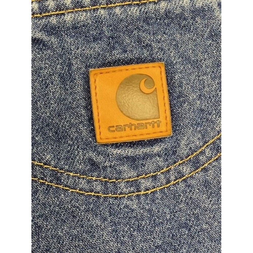Carhartt B17 DST Jeans Mens 44x30 Relaxed Fit Blue Denim Workwear Vintage(376-3)